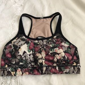 Lululemon Sweaty or Not Bra, Butterfly’s, Sz 6